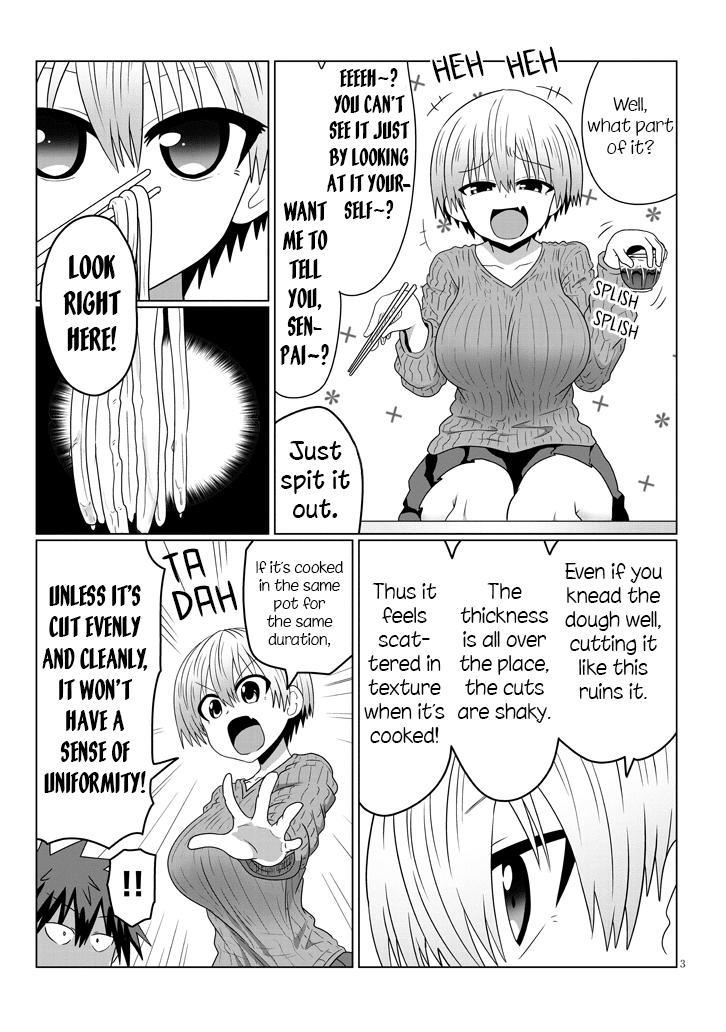 Uzaki-chan wa Asobitai! Chapter 39 page 3 - Chapter 39: Kouhai and Cooking Training 2