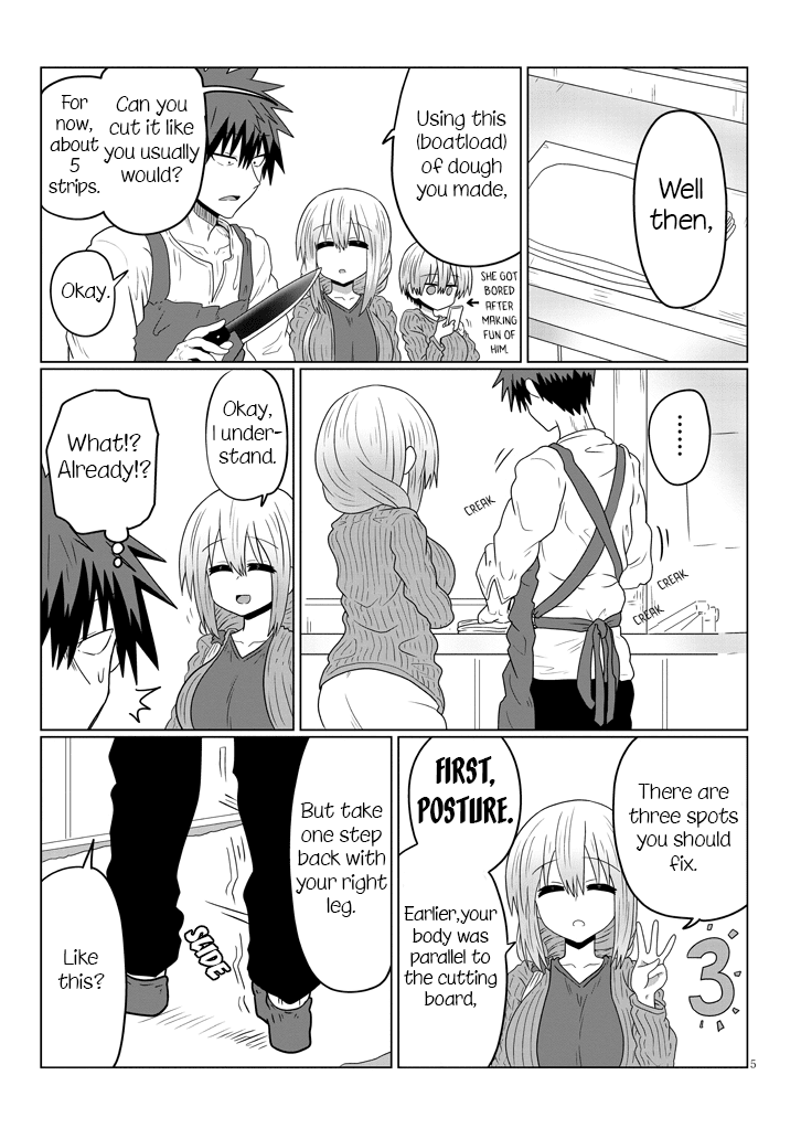 Uzaki-chan wa Asobitai! Chapter 39 page 5 - Chapter 39: Kouhai and Cooking Training 2