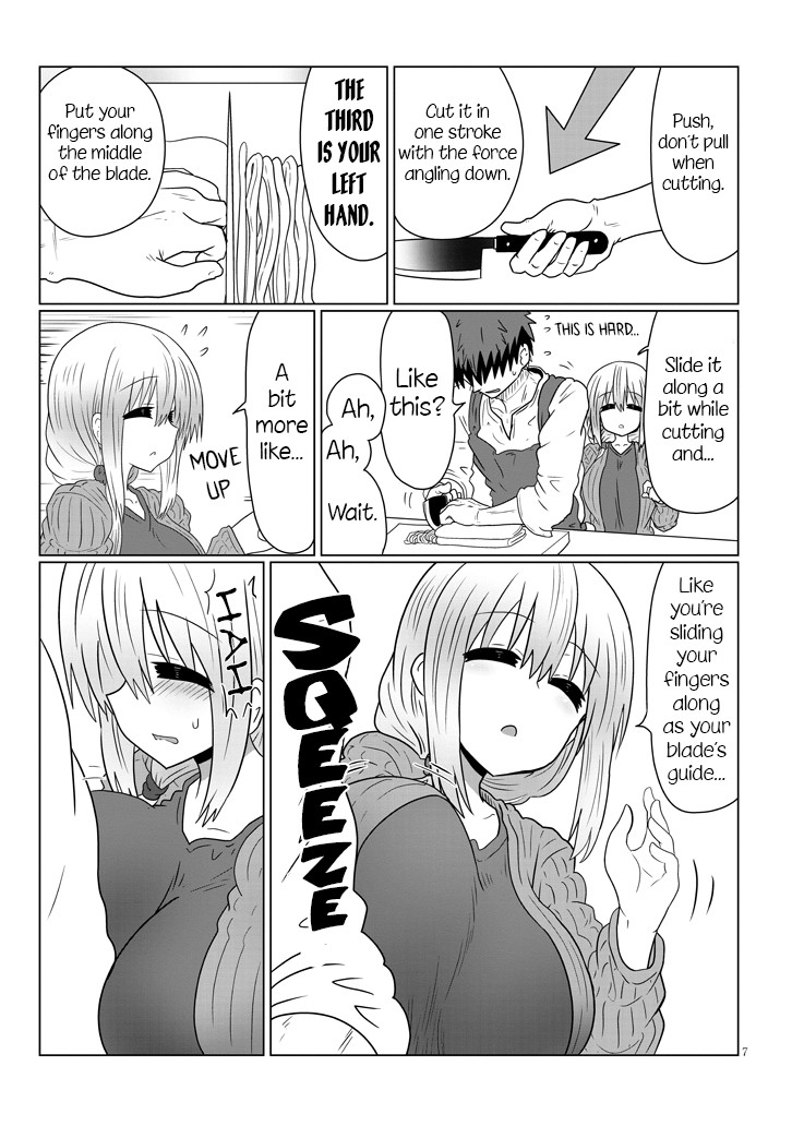 Uzaki-chan wa Asobitai! Chapter 39 page 7 - Chapter 39: Kouhai and Cooking Training 2