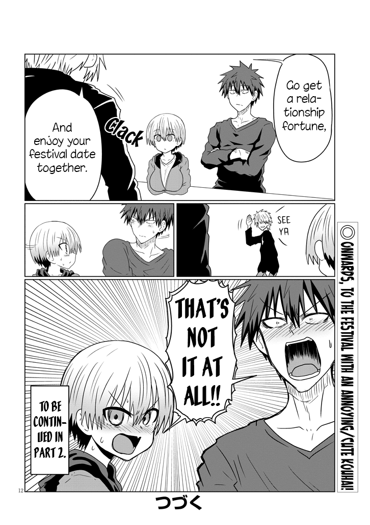 Uzaki-chan wa Asobitai! Chapter 40 page 12 - Chapter 40: Kouhai and the School Festival, Part 1