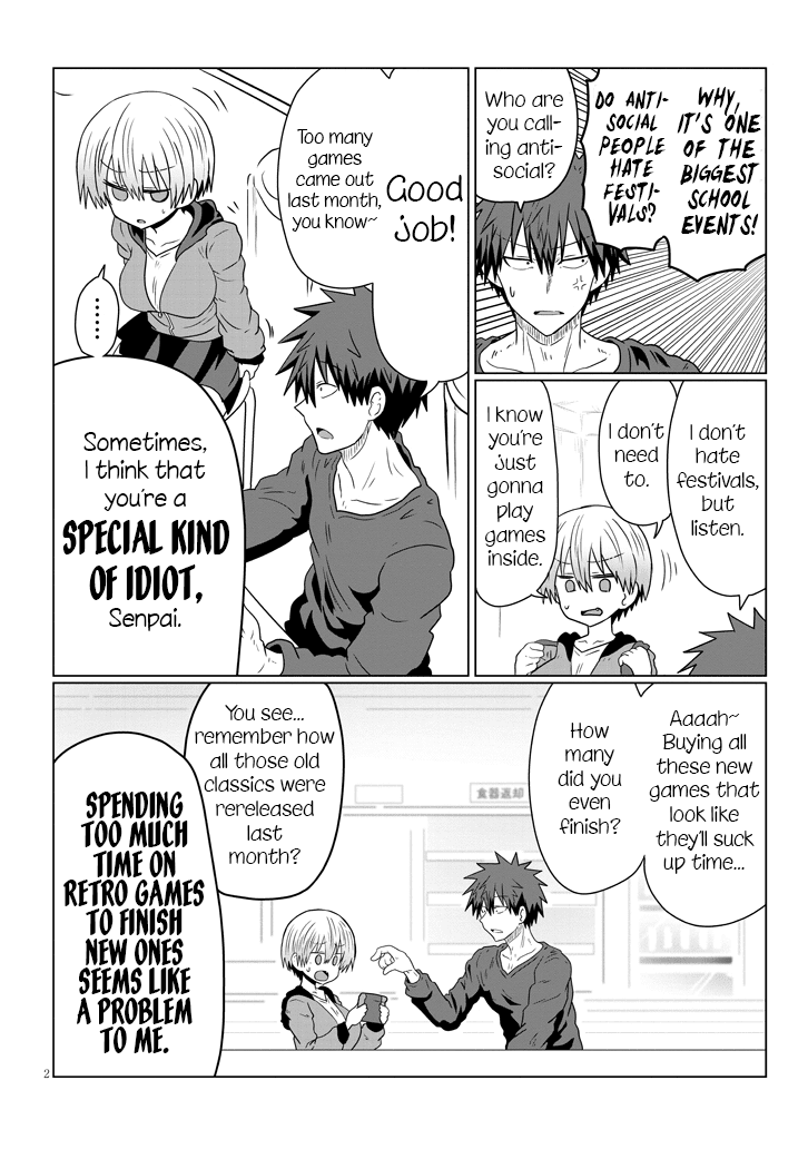 Uzaki-chan wa Asobitai! Chapter 40 page 2 - Chapter 40: Kouhai and the School Festival, Part 1