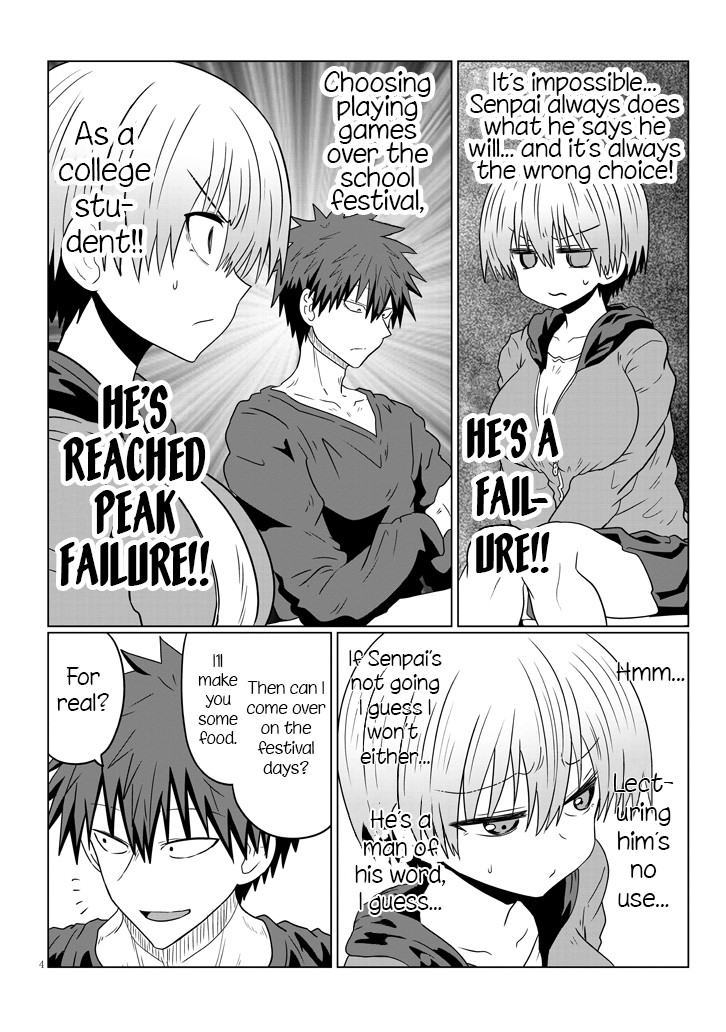 Uzaki-chan wa Asobitai! Chapter 40 page 4 - Chapter 40: Kouhai and the School Festival, Part 1