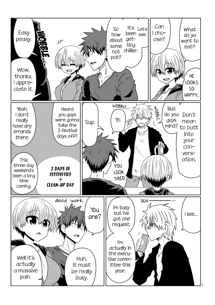 Uzaki-chan wa Asobitai! Chapter 40 page 5 - Chapter 40: Kouhai and the School Festival, Part 1