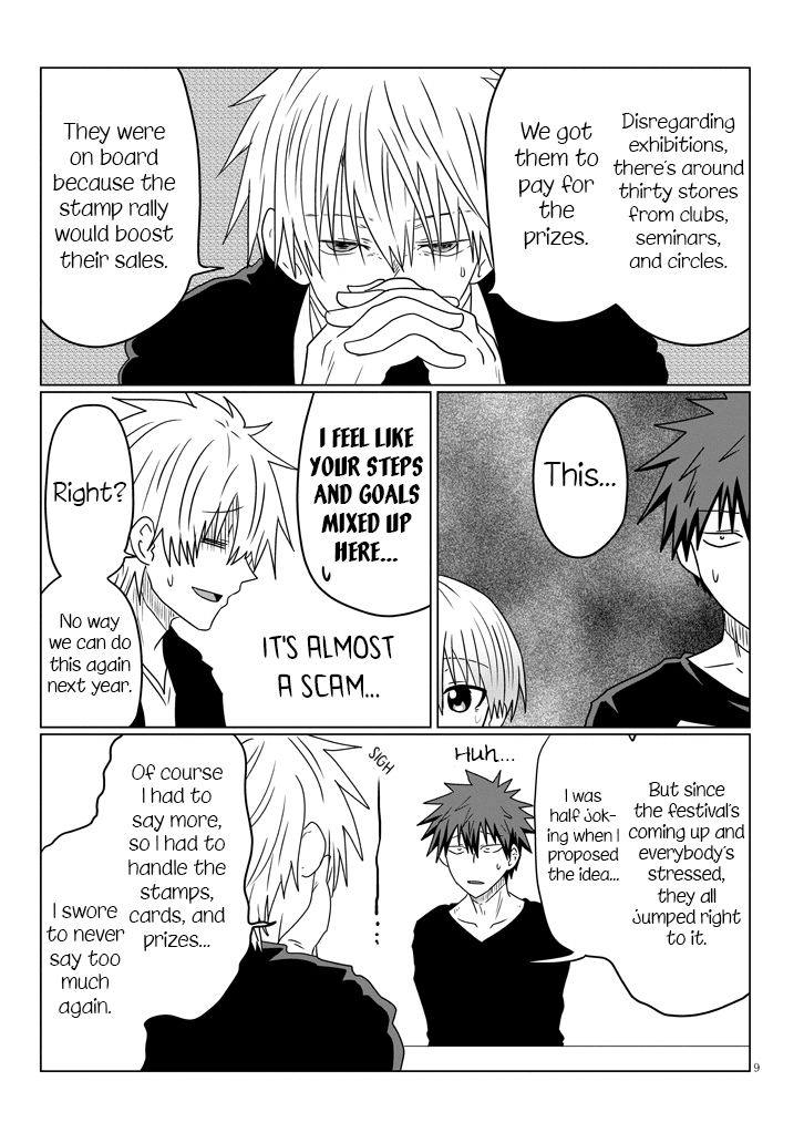 Uzaki-chan wa Asobitai! Chapter 40 page 9 - Chapter 40: Kouhai and the School Festival, Part 1