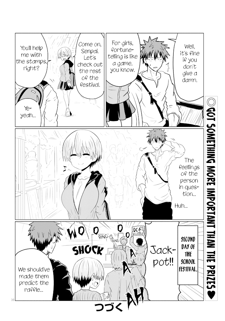 Uzaki-chan wa Asobitai! Chapter 41 page 16 - Chapter 41: Kouhai and the School Festival, Part 2