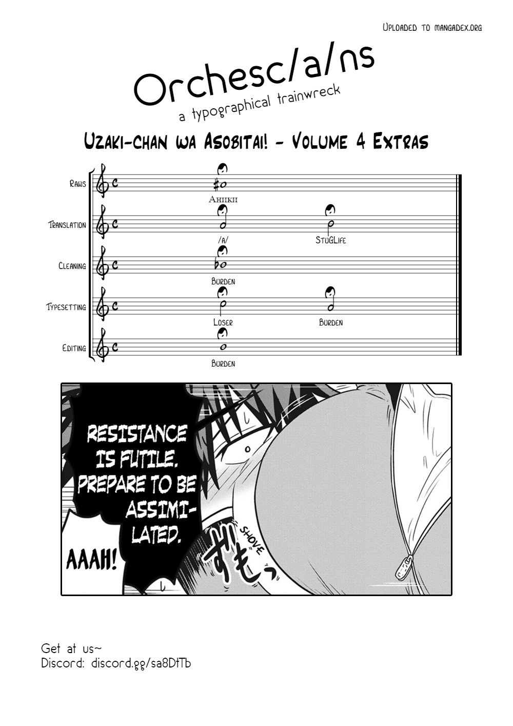 Uzaki-chan wa Asobitai! Chapter 42.5 page 22 - Chapter 42.5: Tankoubon 4 Omake + Extras