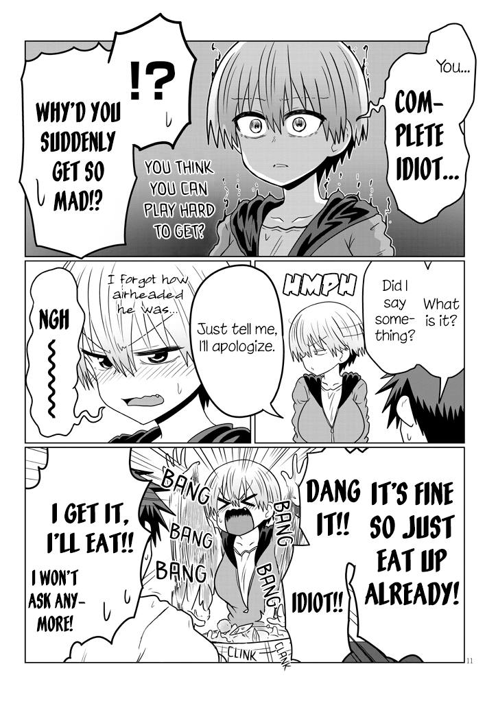 Uzaki-chan wa Asobitai! Chapter 42 page 11 - Chapter 42: Kouhai and Hotpot