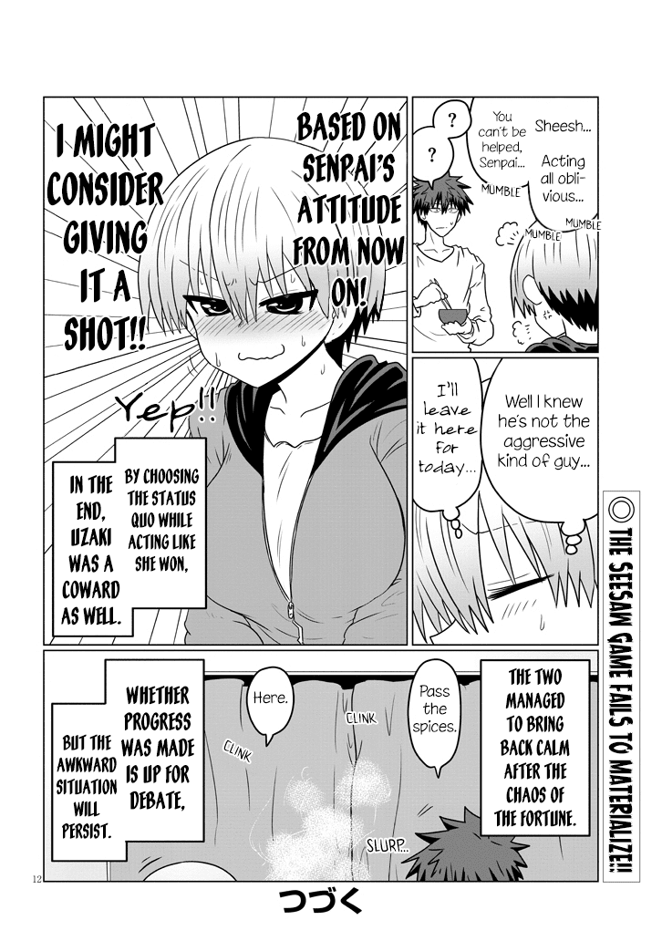 Uzaki-chan wa Asobitai! Chapter 42 page 12 - Chapter 42: Kouhai and Hotpot