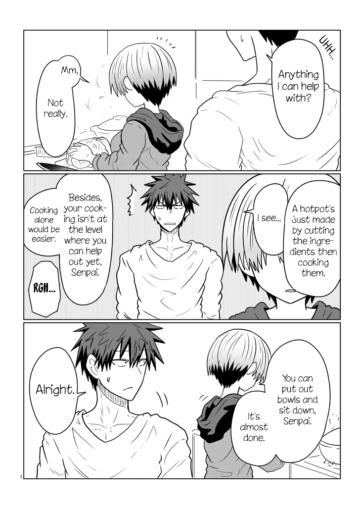 Uzaki-chan wa Asobitai! Chapter 42 page 4 - Chapter 42: Kouhai and Hotpot