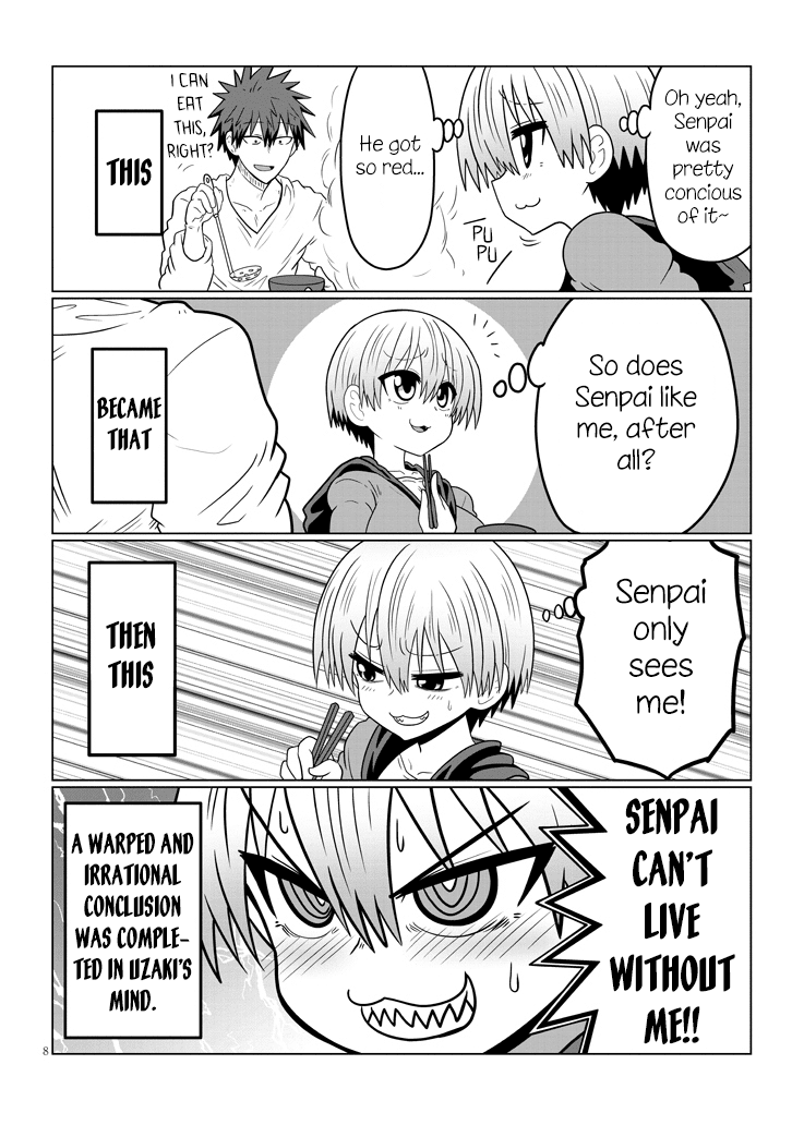 Uzaki-chan wa Asobitai! Chapter 42 page 8 - Chapter 42: Kouhai and Hotpot