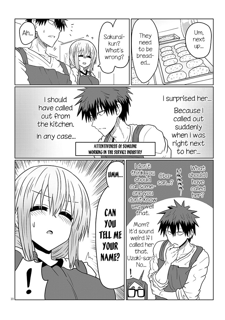 Uzaki-chan wa Asobitai! Chapter 45 page 10 - Chapter 45: Kouhai and Cooking Training 3