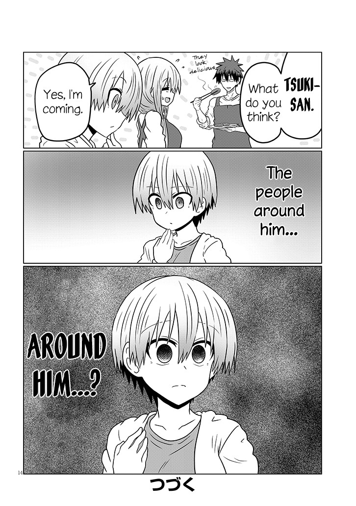 Uzaki-chan wa Asobitai! Chapter 45 page 14 - Chapter 45: Kouhai and Cooking Training 3