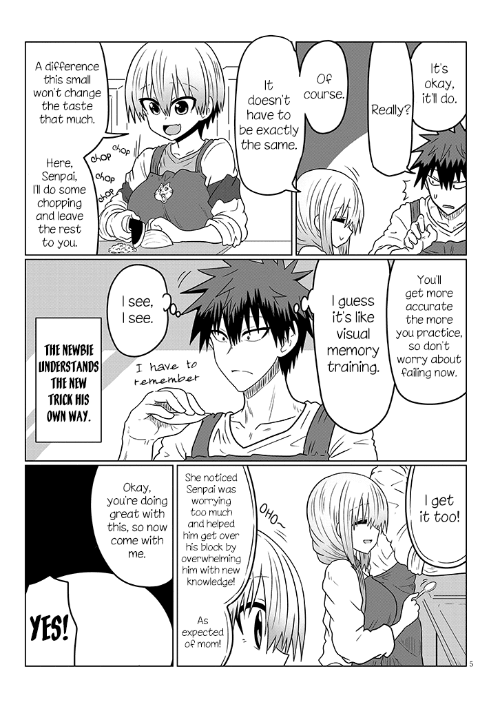 Uzaki-chan wa Asobitai! Chapter 45 page 5 - Chapter 45: Kouhai and Cooking Training 3