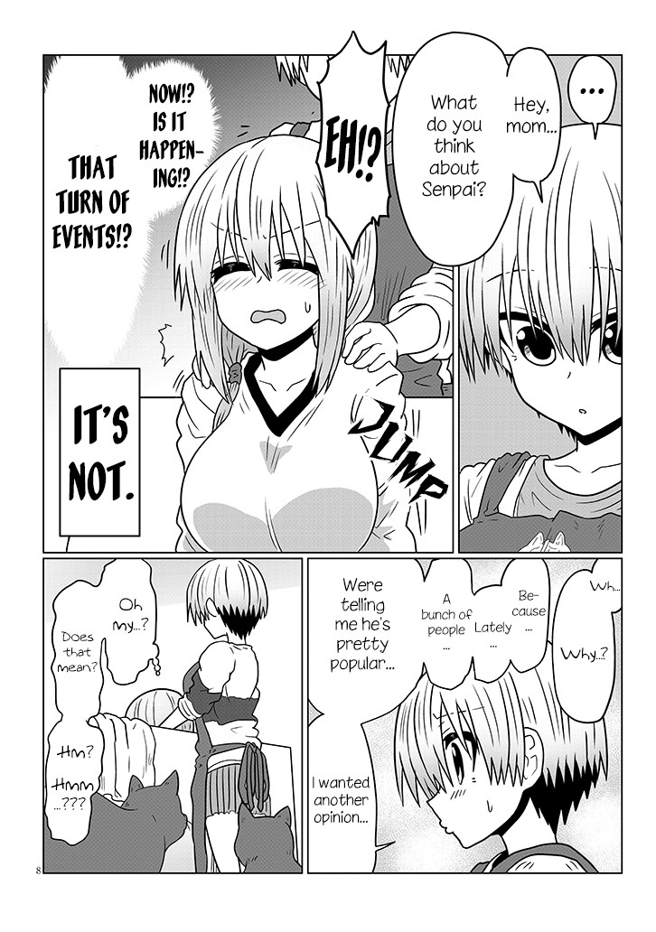 Uzaki-chan wa Asobitai! Chapter 45 page 8 - Chapter 45: Kouhai and Cooking Training 3