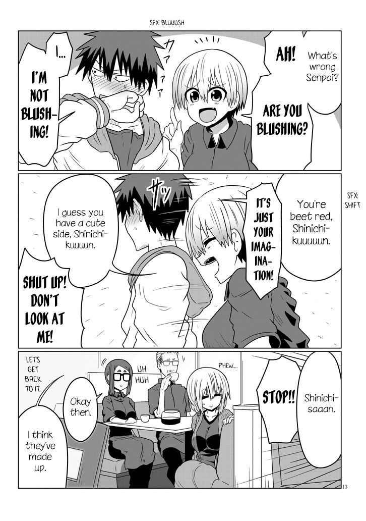 Uzaki-chan wa Asobitai! Chapter 46 page 13 - Chapter 46: Kouhai and Making Up