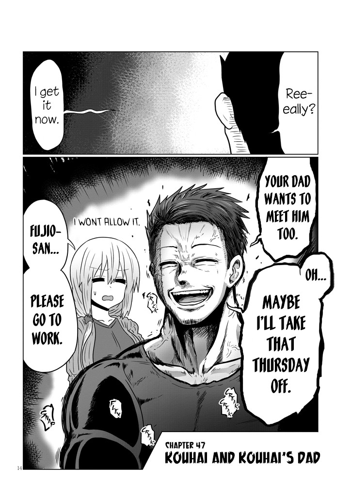 Uzaki-chan wa Asobitai! Chapter 47 page 14 - Chapter 47: Kouhai and Kouhai's Dad