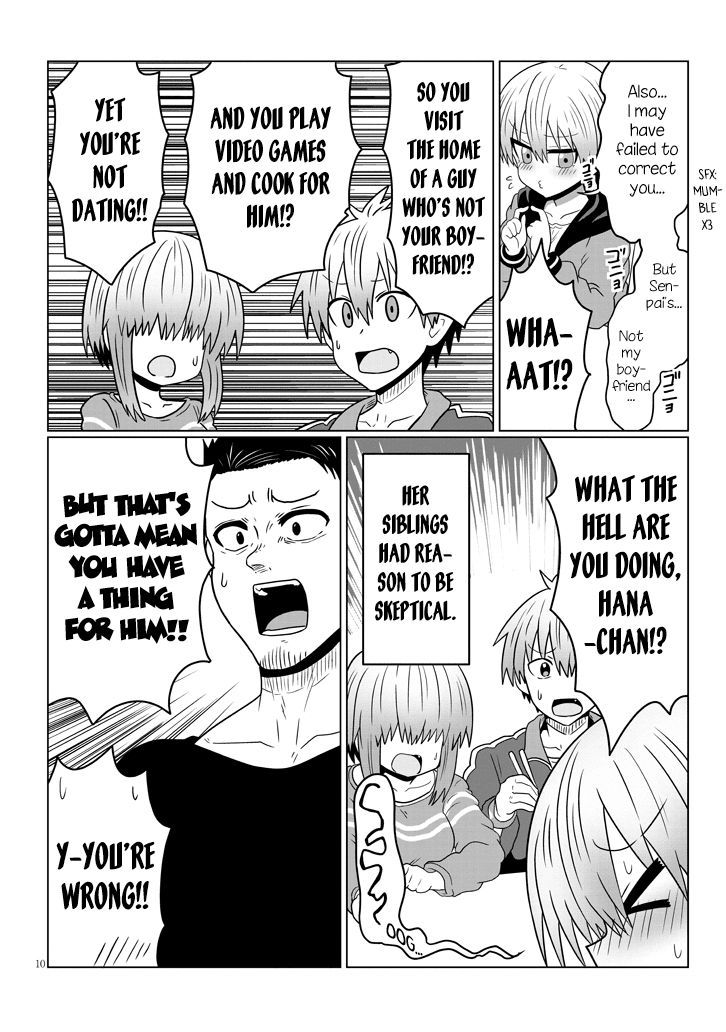 Uzaki-chan wa Asobitai! Chapter 48 page 10 - Chapter 48: Kouhai and Kouhai's Family