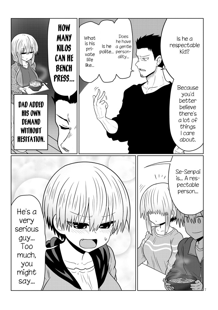 Uzaki-chan wa Asobitai! Chapter 48 page 7 - Chapter 48: Kouhai and Kouhai's Family