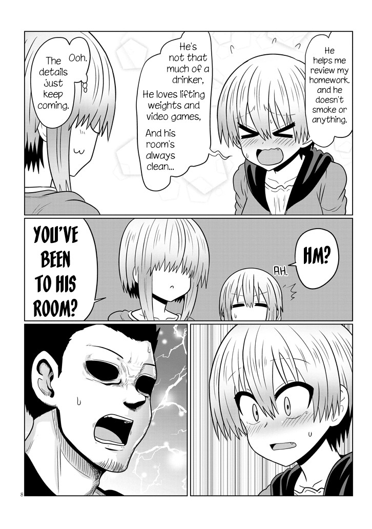 Uzaki-chan wa Asobitai! Chapter 48 page 8 - Chapter 48: Kouhai and Kouhai's Family