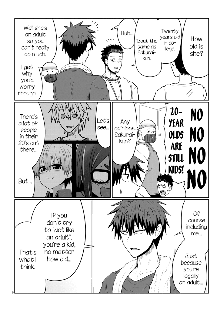 Uzaki-chan wa Asobitai! Chapter 49 page 6 - Chapter 49: Kouhai and Worries