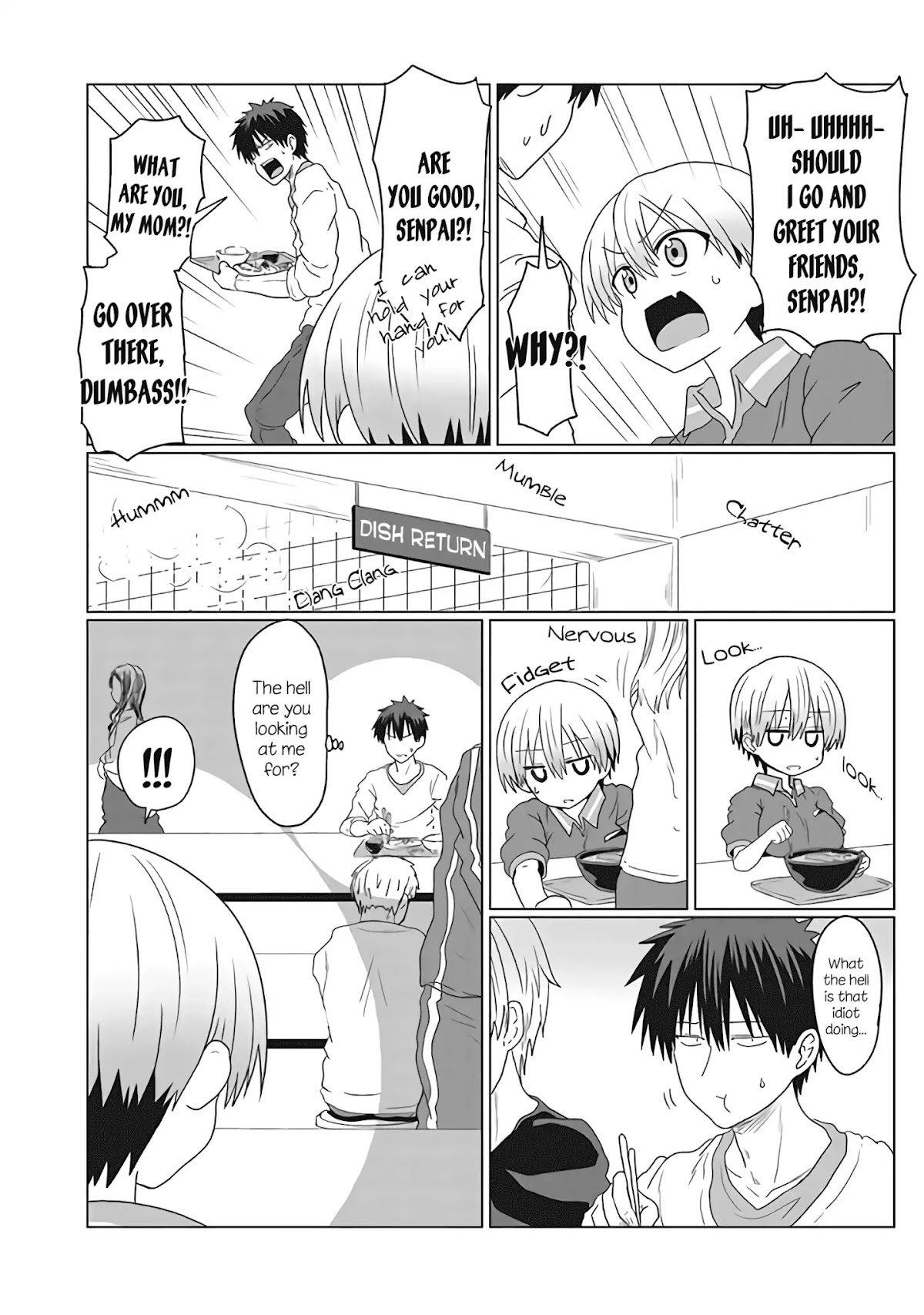 Uzaki-chan wa Asobitai! Chapter 5.1 page 2 - Chapter 5.1: Kouhai and Cafeteria