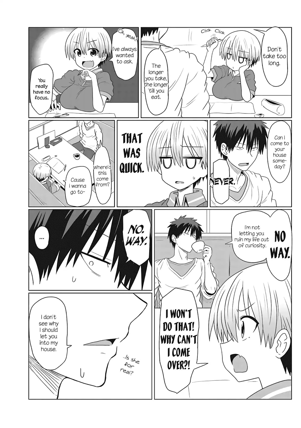 Uzaki-chan wa Asobitai! Chapter 5.2 page 2 - Chapter 5.2: Kouhai and The Diner