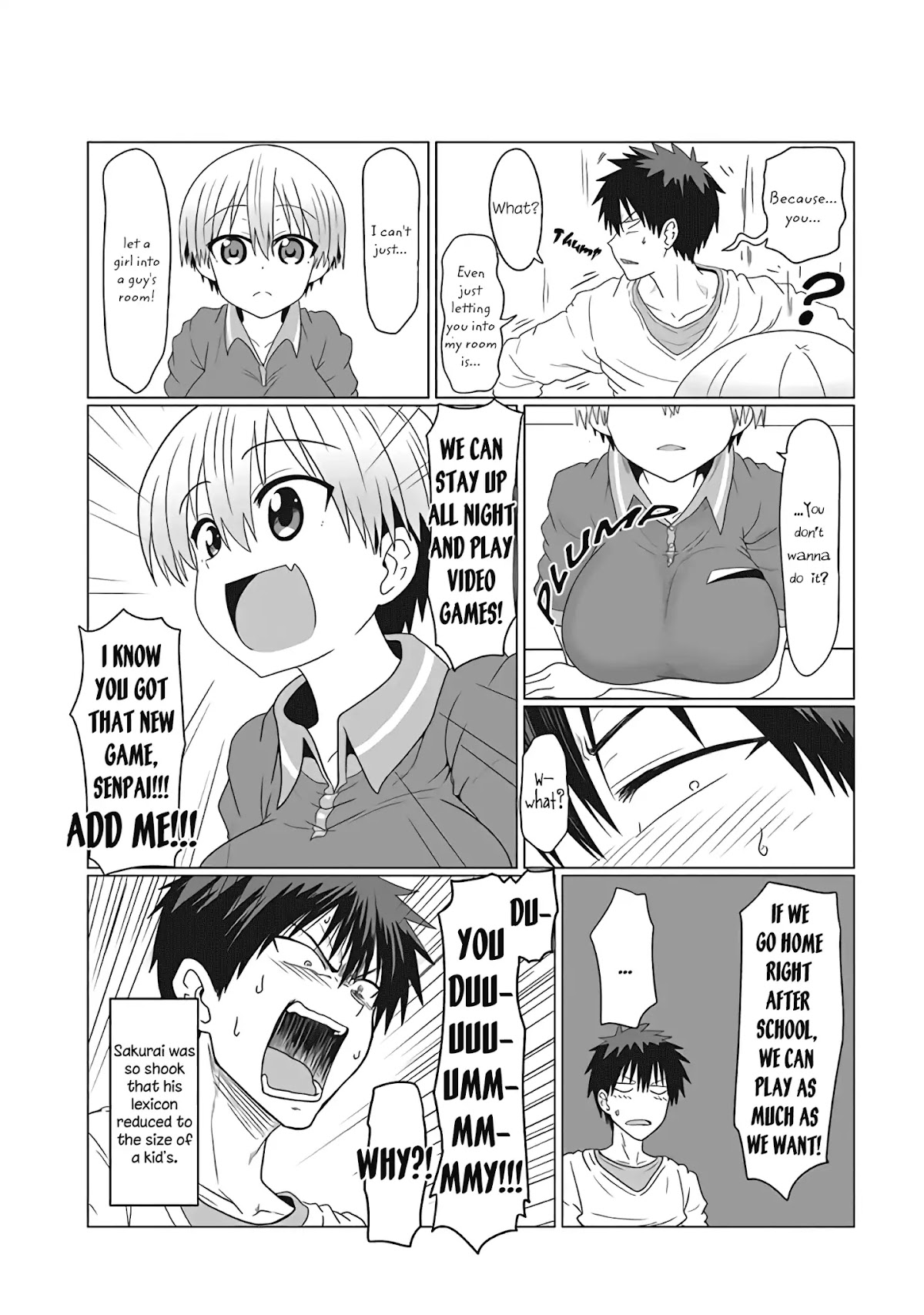 Uzaki-chan wa Asobitai! Chapter 5.2 page 4 - Chapter 5.2: Kouhai and The Diner