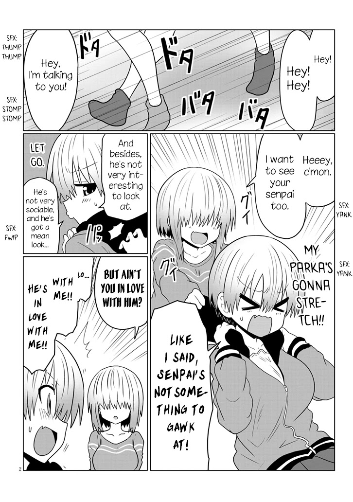 Uzaki-chan wa Asobitai! Chapter 50 page 2 - Chapter 50: Kouhai and Cooking Training 4