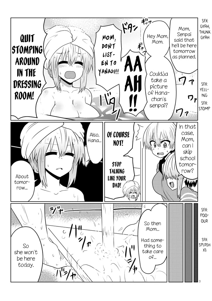 Uzaki-chan wa Asobitai! Chapter 50 page 3 - Chapter 50: Kouhai and Cooking Training 4