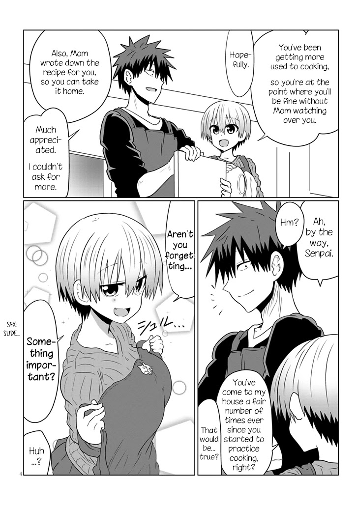 Uzaki-chan wa Asobitai! Chapter 50 page 4 - Chapter 50: Kouhai and Cooking Training 4