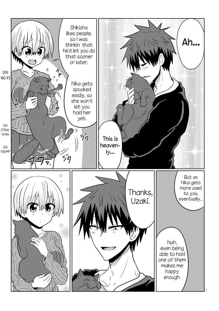 Uzaki-chan wa Asobitai! Chapter 50 page 7 - Chapter 50: Kouhai and Cooking Training 4