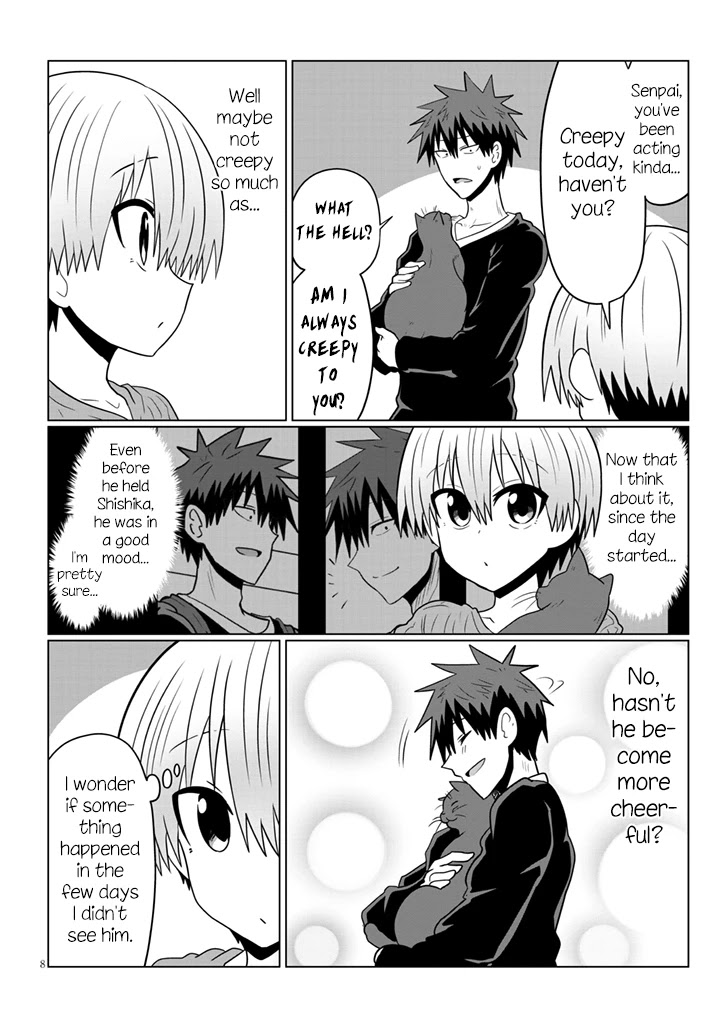 Uzaki-chan wa Asobitai! Chapter 50 page 8 - Chapter 50: Kouhai and Cooking Training 4
