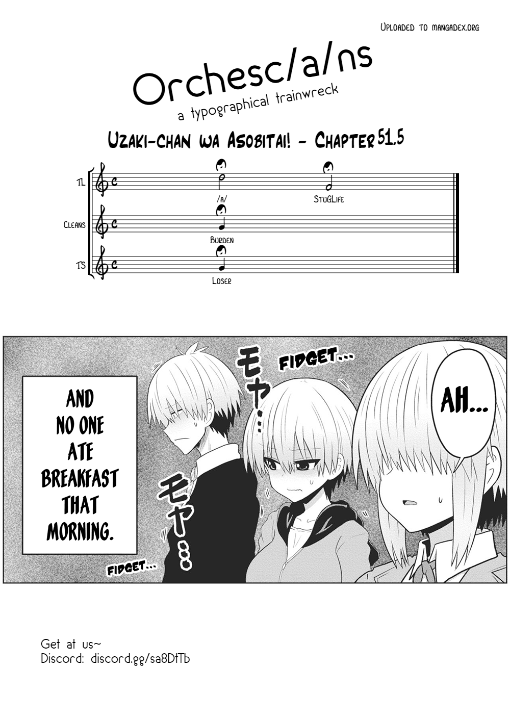 Uzaki-chan wa Asobitai! Chapter 51.5 page 20 - Chapter 51.5: Tankoubon 5 Omake + Extras