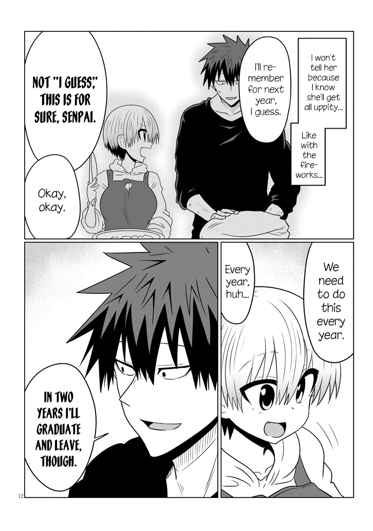 Uzaki-chan wa Asobitai! Chapter 51 page 12 - Chapter 51: Kouhai and the Time Left