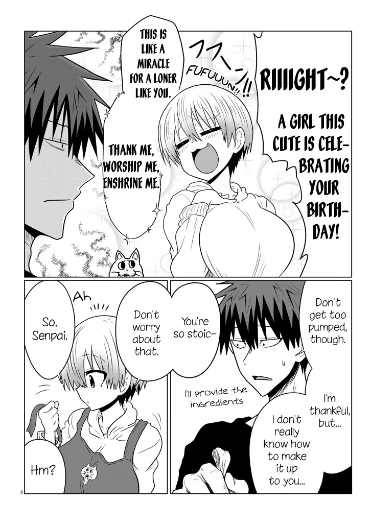 Uzaki-chan wa Asobitai! Chapter 51 page 8 - Chapter 51: Kouhai and the Time Left