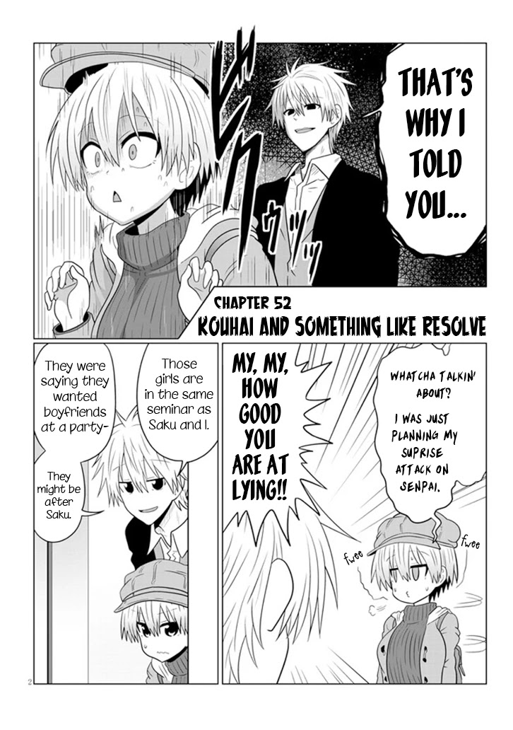 Uzaki-chan wa Asobitai! Chapter 52 page 2 - Chapter 52: Kouhai and Something Like Resolve