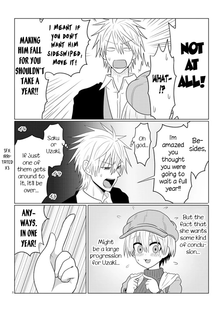 Uzaki-chan wa Asobitai! Chapter 52 page 8 - Chapter 52: Kouhai and Something Like Resolve
