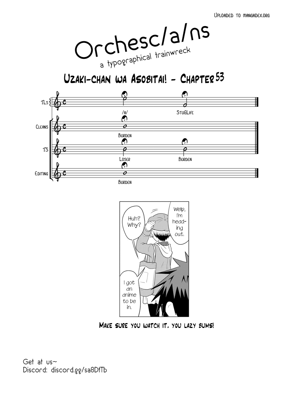 Uzaki-chan wa Asobitai! Chapter 53 page 13 - Chapter 53: Kouhai and a Cliched Development