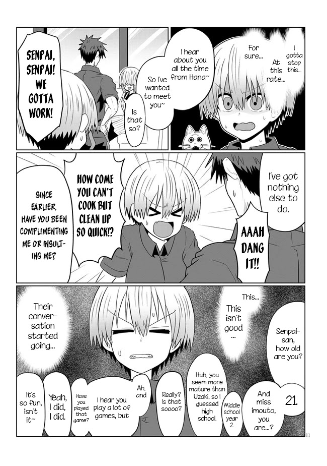 Uzaki-chan wa Asobitai! Chapter 54 page 11 - Chapter 54: Kouhai and Kouhai's Sister