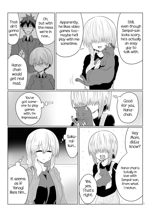 Uzaki-chan wa Asobitai! Chapter 56 page 3 - Chapter 56: Kouhai and Kouhai's Brother