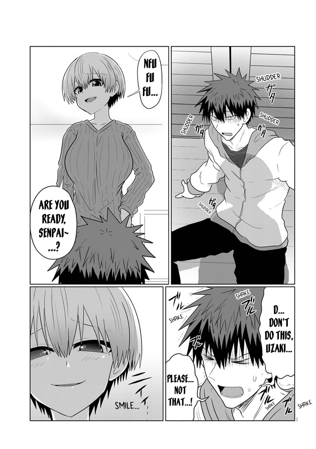 Uzaki-chan wa Asobitai! Chapter 59 page 1 - Chapter 59: Kouhai and the Horror Film