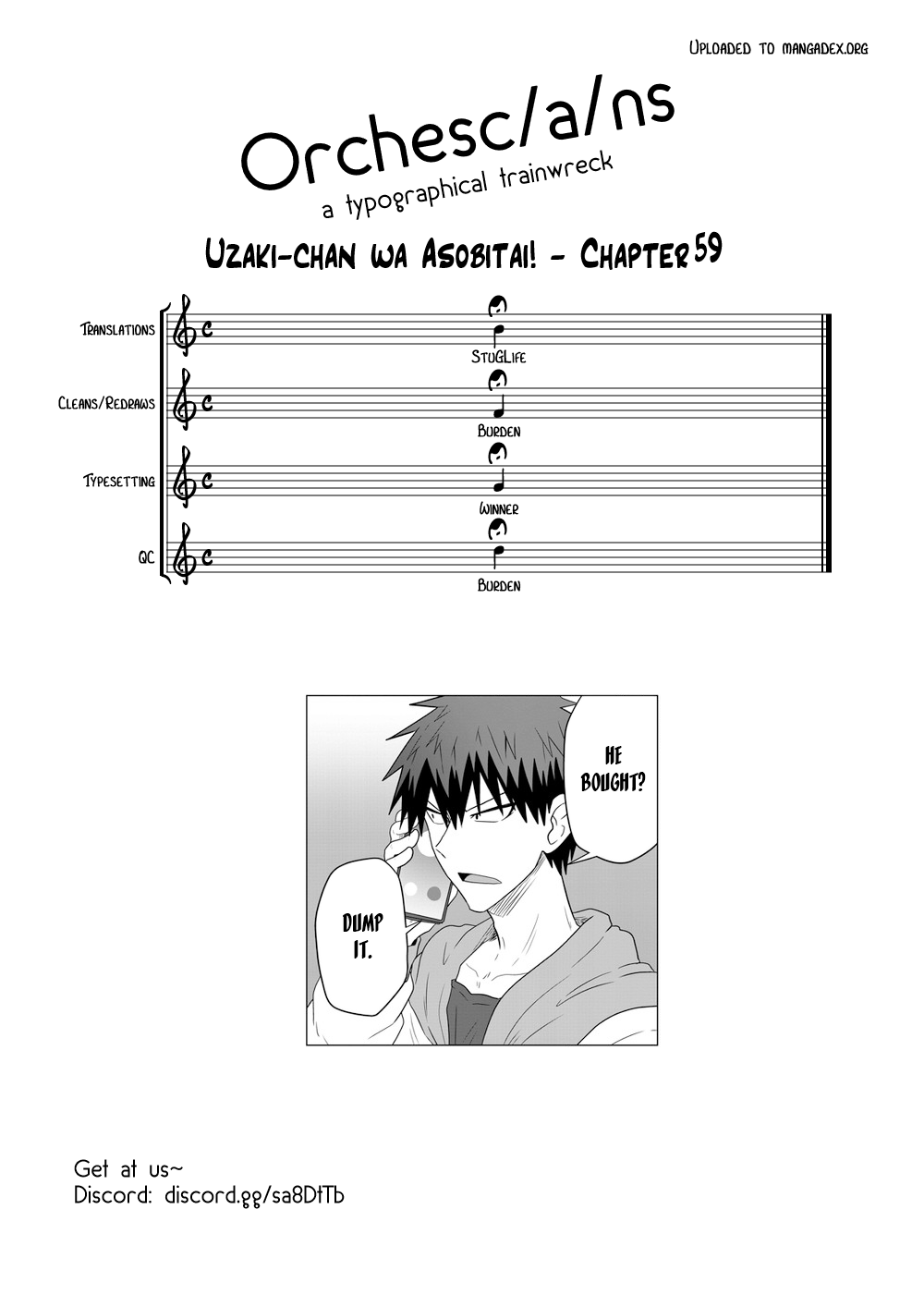 Uzaki-chan wa Asobitai! Chapter 59 page 13 - Chapter 59: Kouhai and the Horror Film