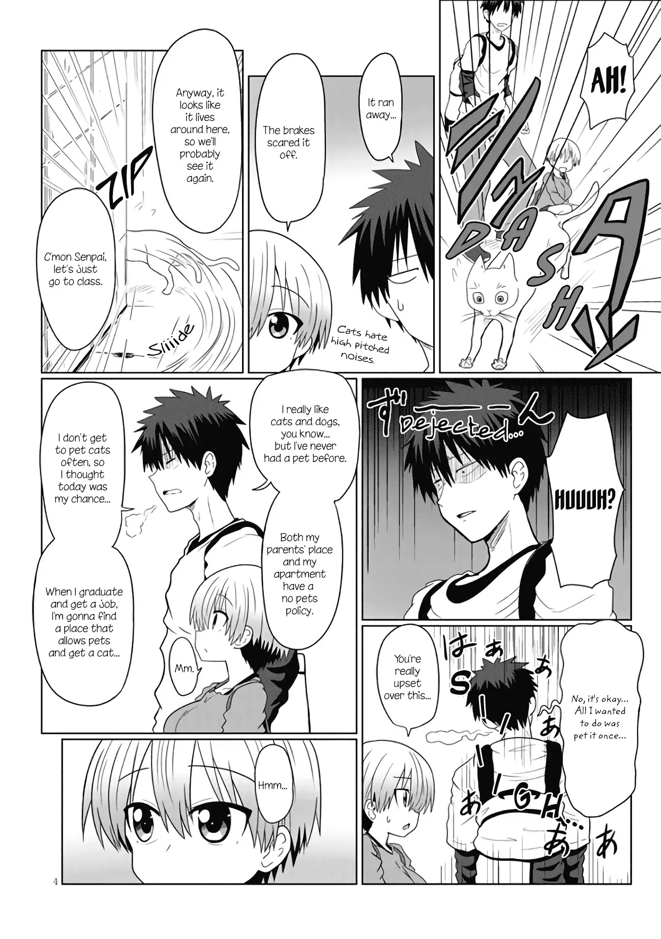 Uzaki-chan wa Asobitai! Chapter 6 page 4 - Chapter 6: Kouhai and Cat