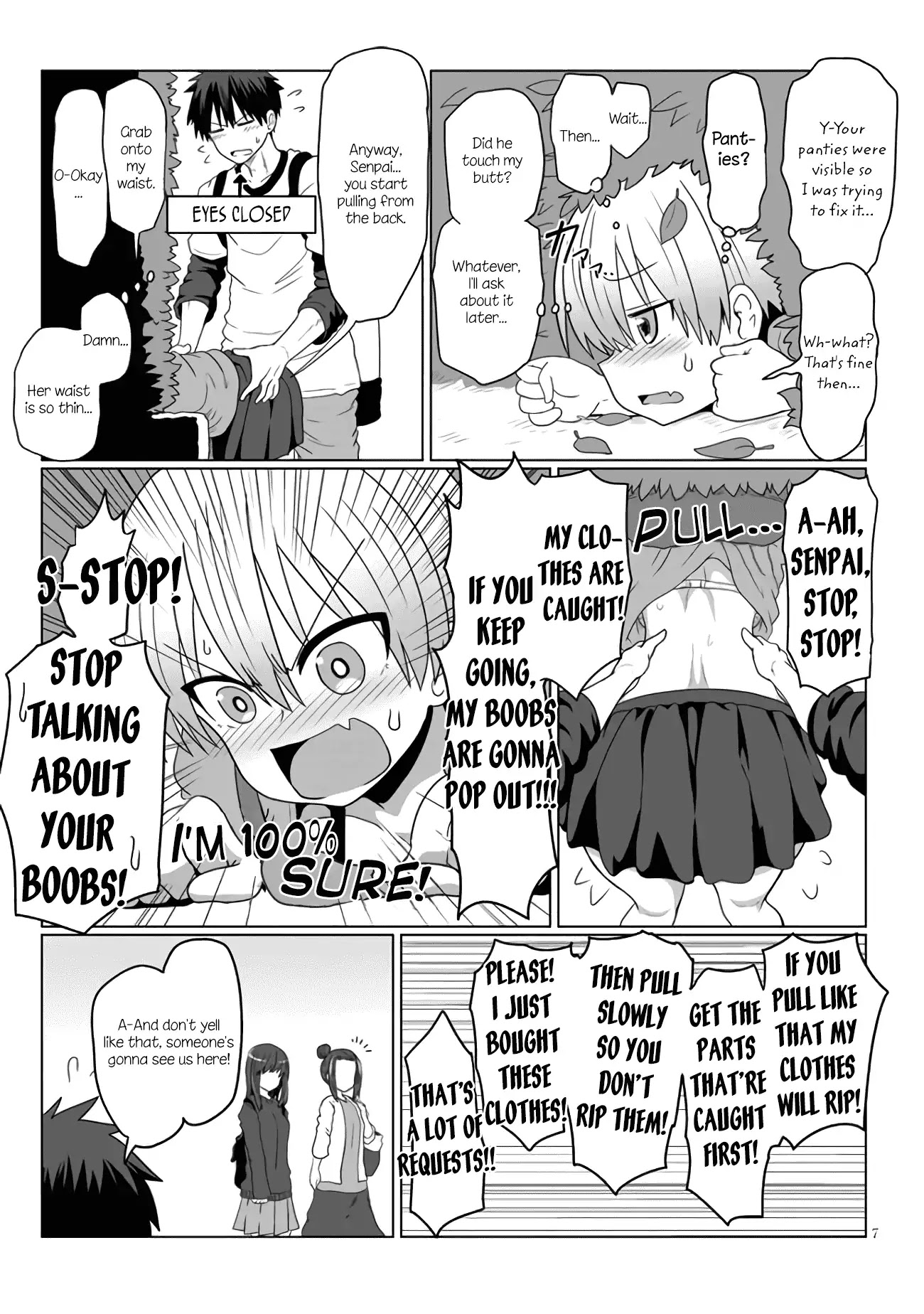 Uzaki-chan wa Asobitai! Chapter 6 page 7 - Chapter 6: Kouhai and Cat