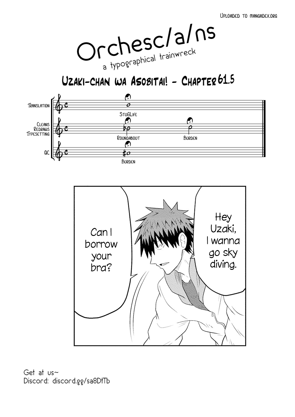 Uzaki-chan wa Asobitai! Chapter 61.5 page 20 - Chapter 61.5: Tankoubon 6 Omake + Extras