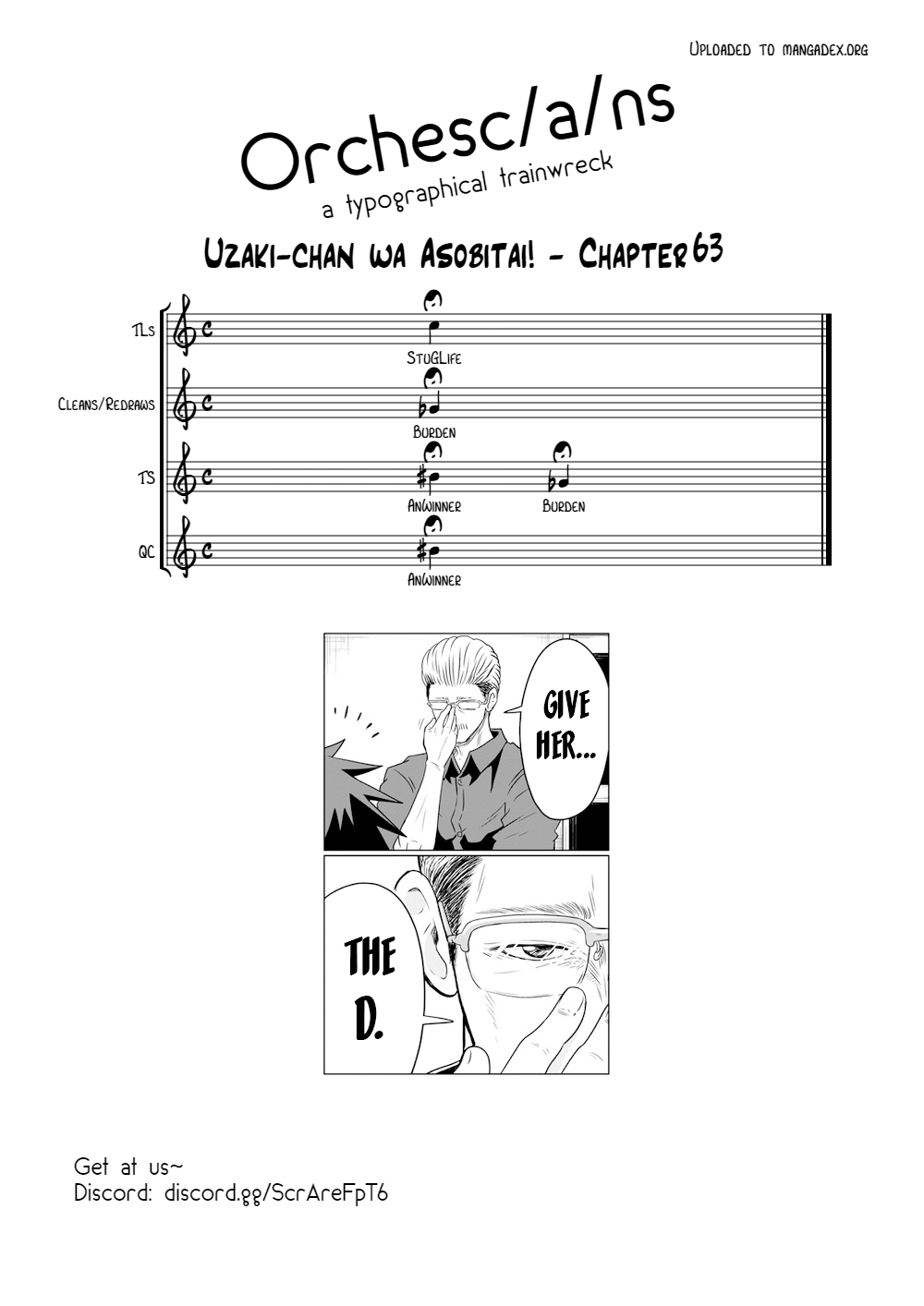 Uzaki-chan wa Asobitai! Chapter 63 page 17 - Chapter 63: Kouhai and a Ray of Hope
