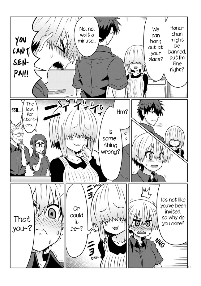 Uzaki-chan wa Asobitai! Chapter 64 page 11 - Chapter 64: Kouhai and Christmas Eve