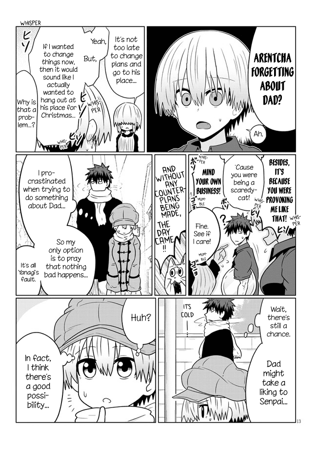 Uzaki-chan wa Asobitai! Chapter 64 page 13 - Chapter 64: Kouhai and Christmas Eve