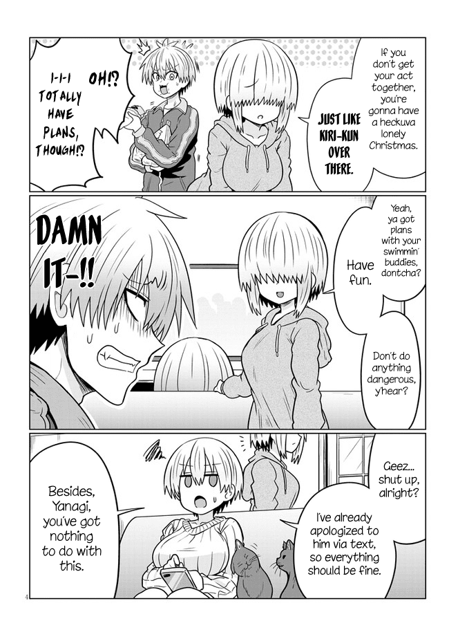 Uzaki-chan wa Asobitai! Chapter 64 page 4 - Chapter 64: Kouhai and Christmas Eve
