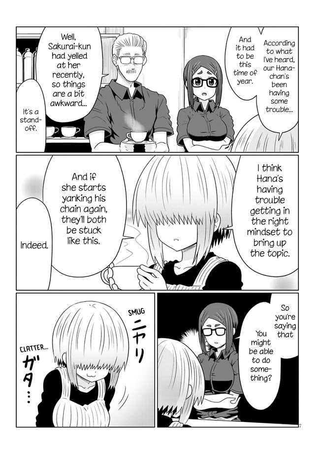 Uzaki-chan wa Asobitai! Chapter 64 page 7 - Chapter 64: Kouhai and Christmas Eve